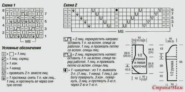 Очень элегантный белый жакет спицами