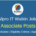 Wipro Limited Hyderabad Associate Posts