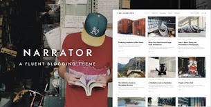 Narrador - Tema fluido do blog do WordPress