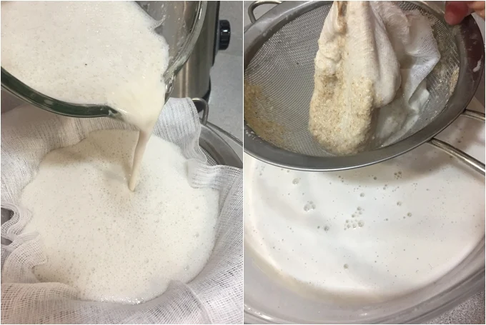 Leche de avena casera