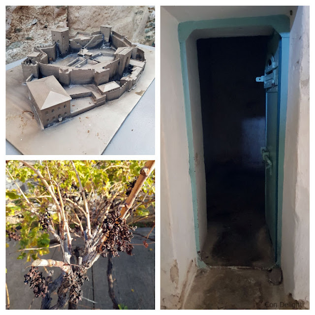 inside heptapyrgion castle, isolation chambers, tree and model