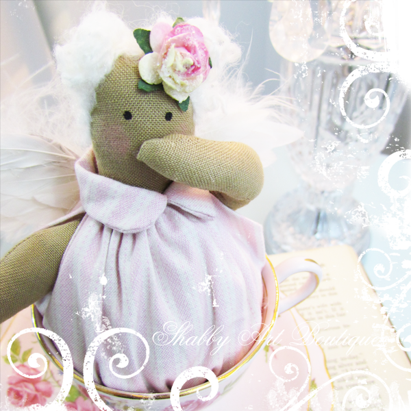 Shabby Art Boutique Tilda Teacup Angel
