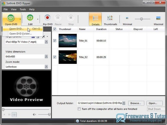 Concours : 5 licences de Sothink DVD Ripper à gagner !