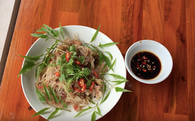 cách ăn tré Bình Định