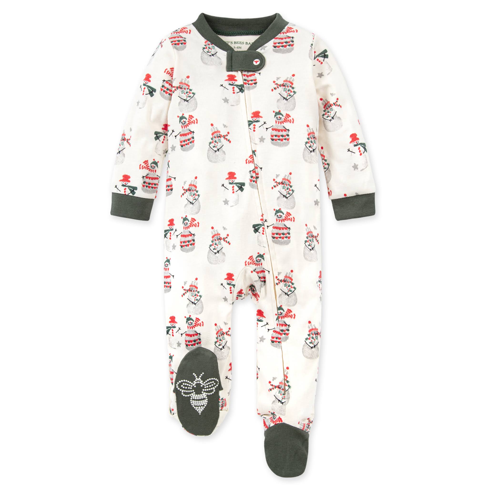 Baby Snowman Christmas Pajamas from Burt's Bees Baby