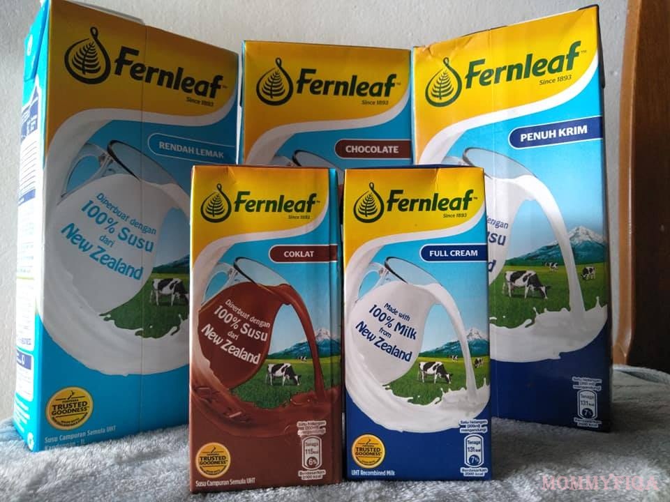 Susu Fernleaf UHT semestinya 100% Mmmmm