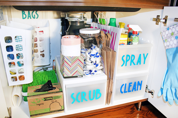 Reorganizing Under The Kitchen SinkAgain - Organized-ish