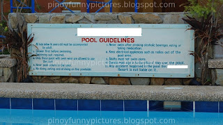 pool rules