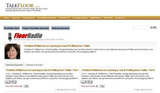 Christine B. Whittemore Talks Twitter on TalkFloor
