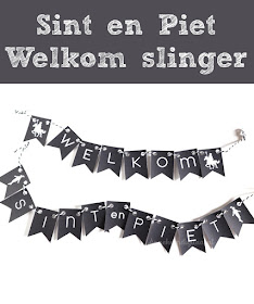 Welkom slinger Sinterklaas printen, slinger sinterklaas zelf maken, sinterklaas knutselen, sinterklaas printables, printen voor sinterklaas, sint printable, gratis sinterklaas printable