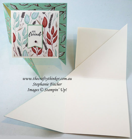 #thecraftythinker #stampinup #funfold #gildedautumn #cardmaking #masculinecard , fun fold, Gilden Autumn, Masculine card, Stampin' Up Demonstrator, Stephanie Fischer, Sydney NSW