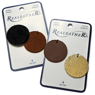 Realeather Round Jewelry Shapes in packaging