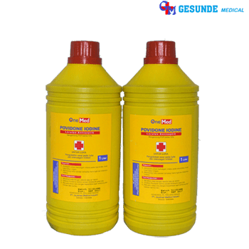 betadine antiseptic solution larutan 1 liter