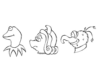 #15 The Muppets Coloring Page