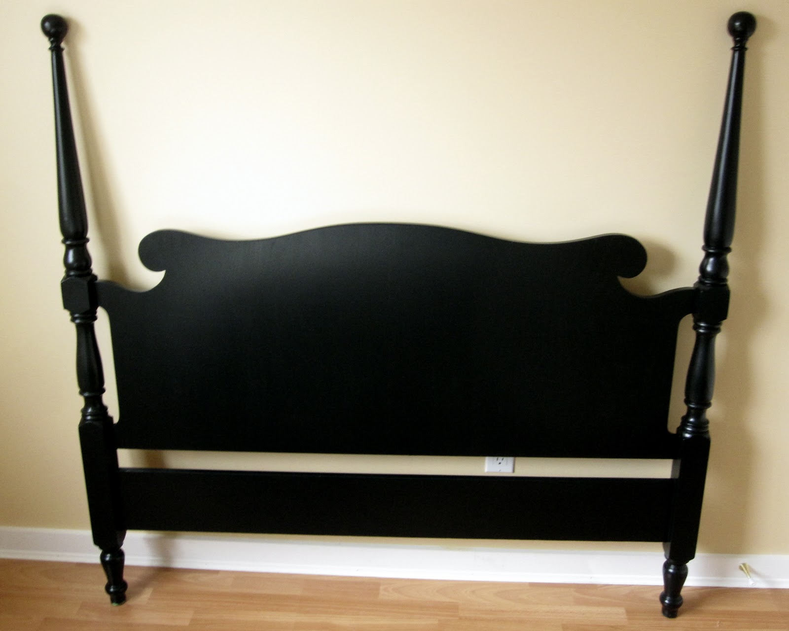 sweet tree furniture: black antique double headboard