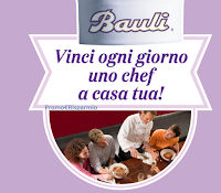 Logo Bauli '' Vinci ogni giorno uno Chef a casa tua''