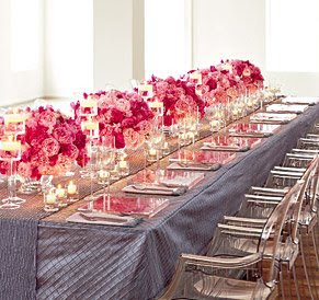 Romantic Wedding Table Settings