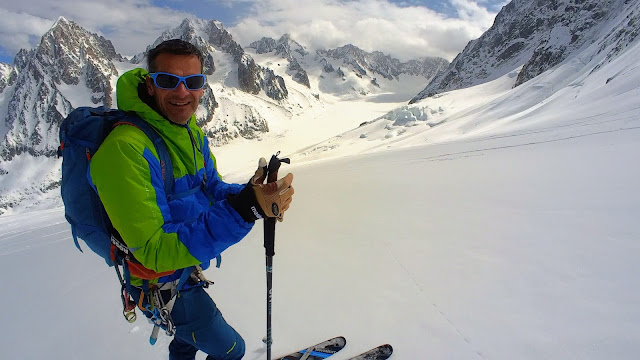 Ski à l'Aiguille des Grands Montets (Chamonix-mont-Blanc)