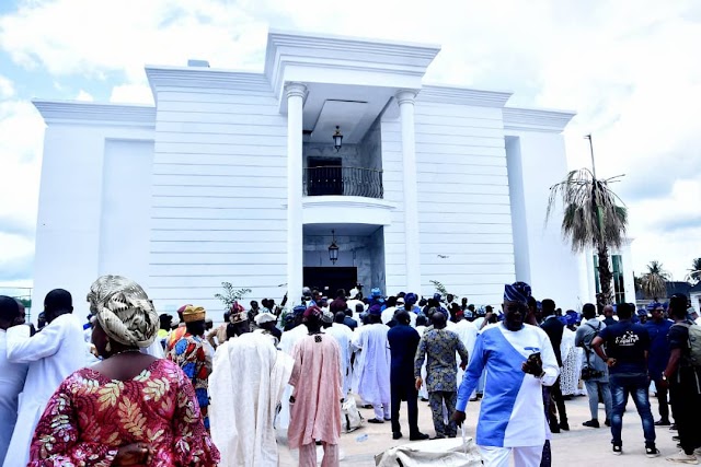 See The New Church & Mansion Built In Ijebu Ode By SIFAX Boss, Dr Taiwo Afolabi & Twin Brother To Mark Their 60th