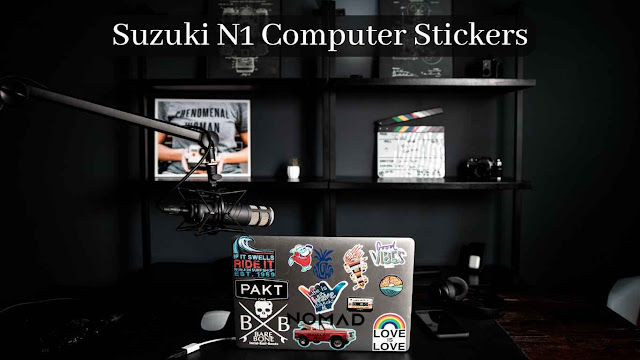 Suzuki N1 computer stickers