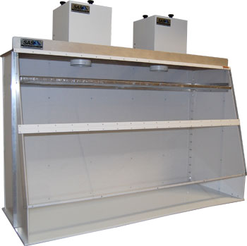 benchtop spray booth