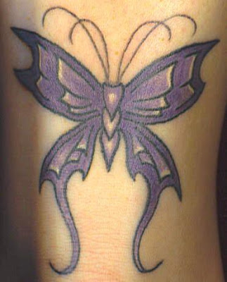 Simple But Beautiful Butterfly Tattoo Viewed. Trendy Butterfly Tattoos