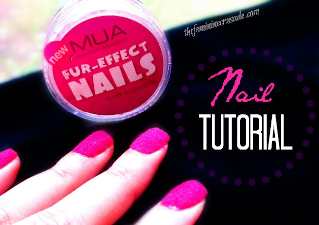 Picture of MUA Fur-Effect Nail in Fluff & Cuddles - Nail Tutorial