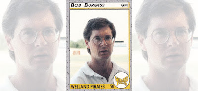 Bob Burgess 1990 Welland Pirates card