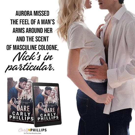 Aurora missed the feel of a man’s arms around her and the scent of masculine cologne, Nick’s in particular.