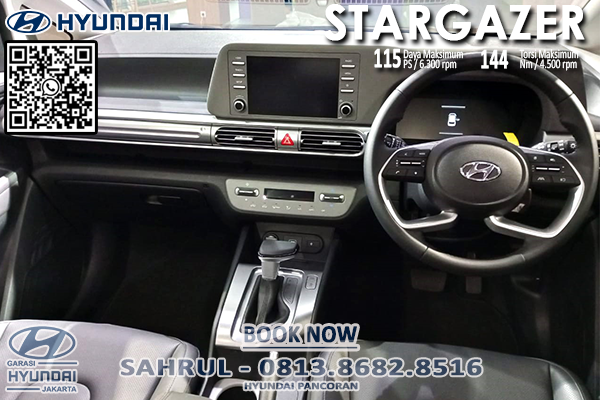 interior hyundai STARGAZER desain dashboard yang keren dan mudah untuk dioperasikan