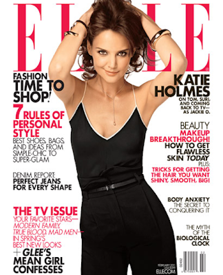 Katie Holmes Elle Magazine Wallpapers