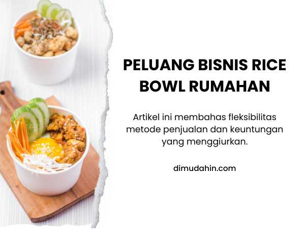 Peluang Bisnis Rice Bowl Rumahan
