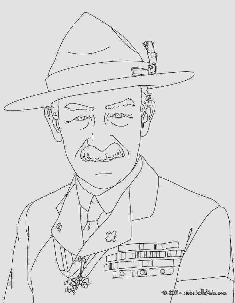 Kumpulan Gambar Baden Powell Hitam Putih Pramuka