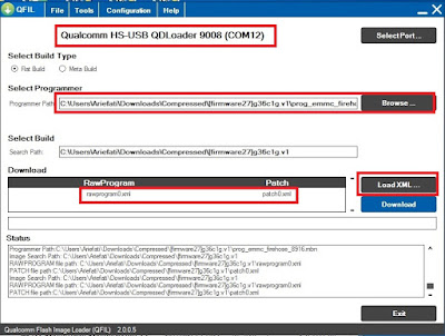 Tutorial Flashing Hp Chipset Qualcomm Menggunakan QFIL / QPST