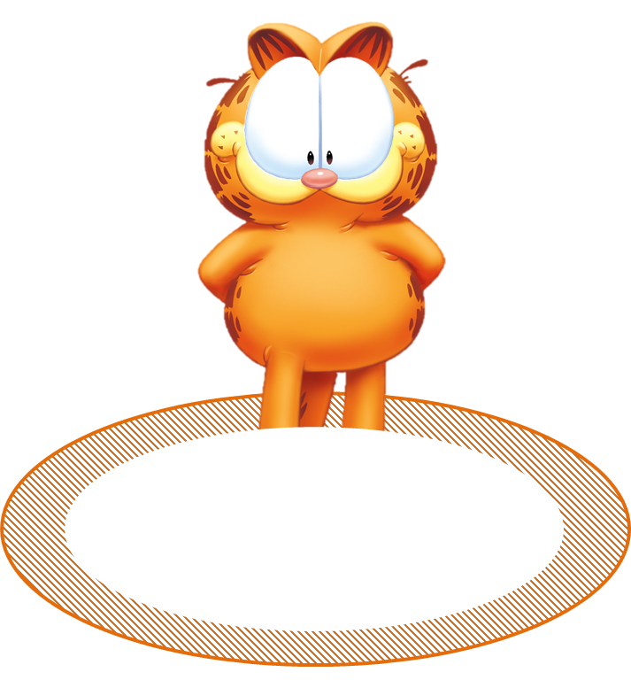 Garfield: Mini Kit para Imprimir Gratis.