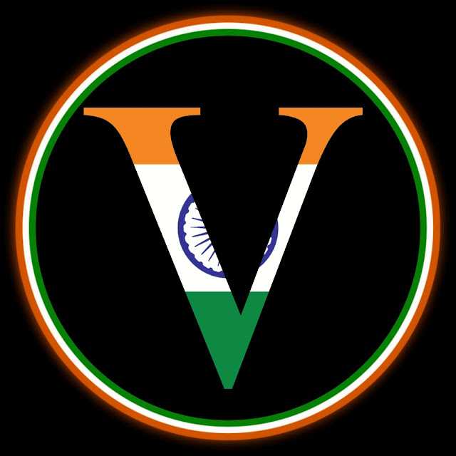 V Letter Independence Day DP