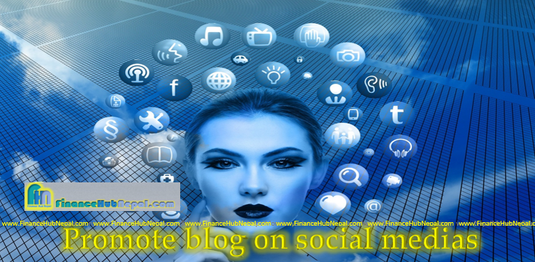 Promote blog on social media
