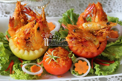 Home Sweet Home: Udang Sambal Bahtera Damai - Lauk Pengantin??