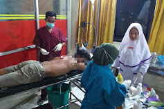 Usai Duel Parang Dua Oknum Warga di Manggelewa, Dilarikan ke Rumah Sakit