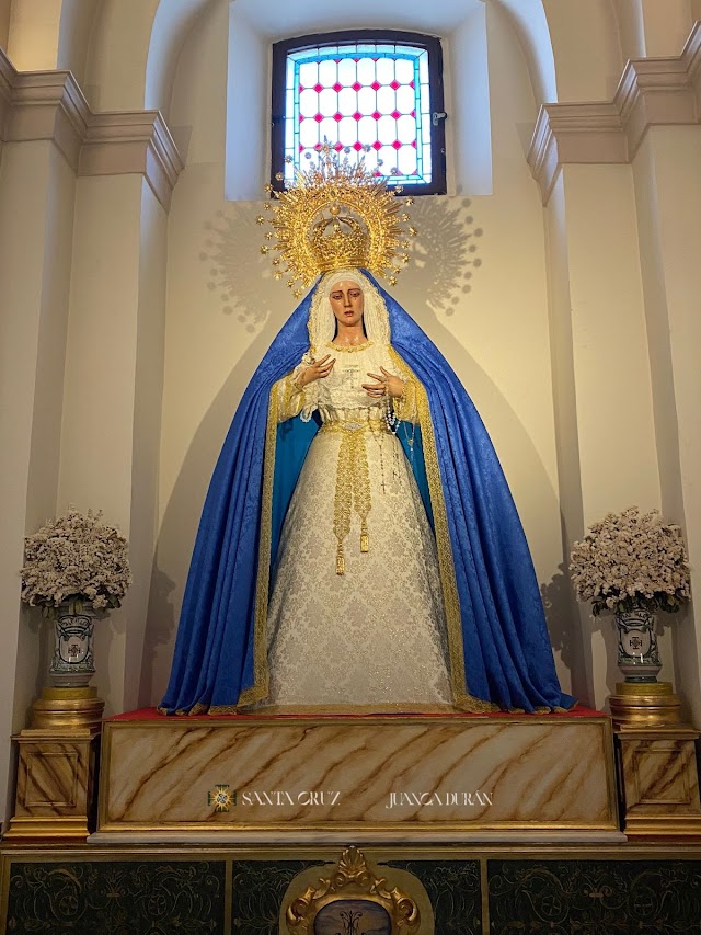 #GaleriaSCruz | Vestimenta de Adviento de María Santísima del Rosario