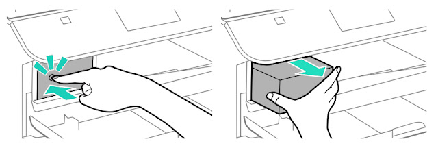 Change the cartridge Epson WF-M5190DW