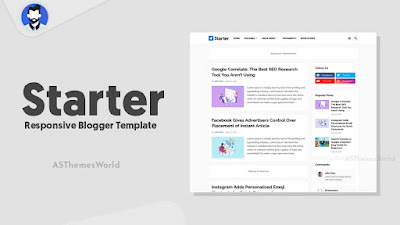 Starter V1.9.0 Blogger Template Premium Gratis Download