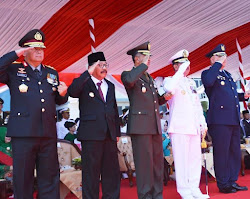 Peringatan Puncak HUT TNI Ke 73 Di jatim