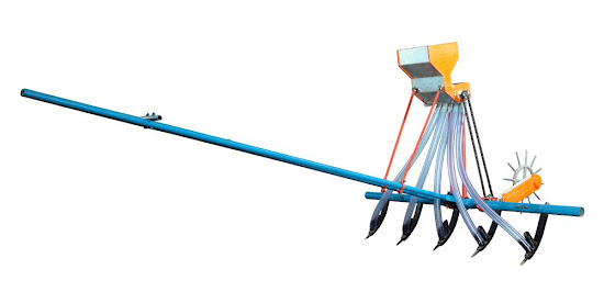 Ox driven automatic seed drill India