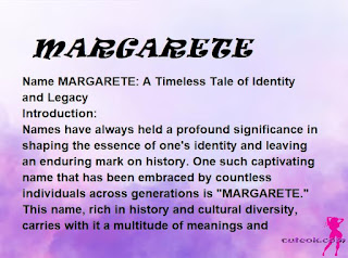 meaning of the name "MARGARETE"