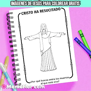 imágenes para colorear de Jesús