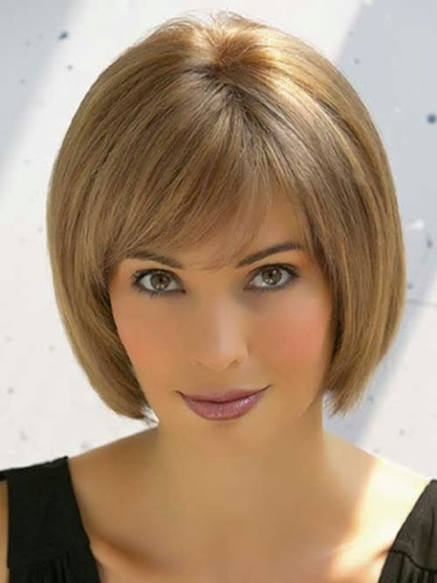 Nice Short Straight Hairstyles with Bangs