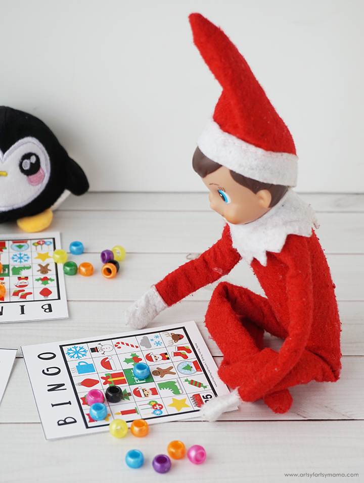 Free Printable Elf on the Shelf Bingo