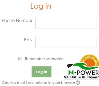 Login Npower Test Portal