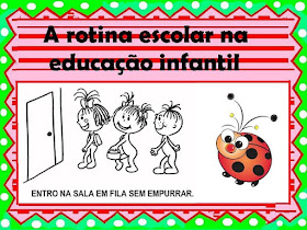 A rotina escolar na educação infantil